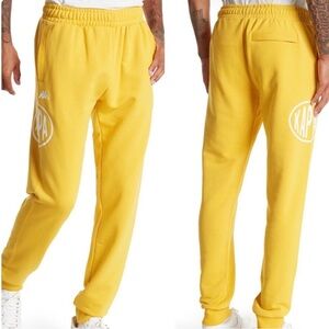 KAPPA NWT ACTIVE AUTHENTIC POP PALDI JOGGER SWEATPANTS YELLOE WHITE L XXL